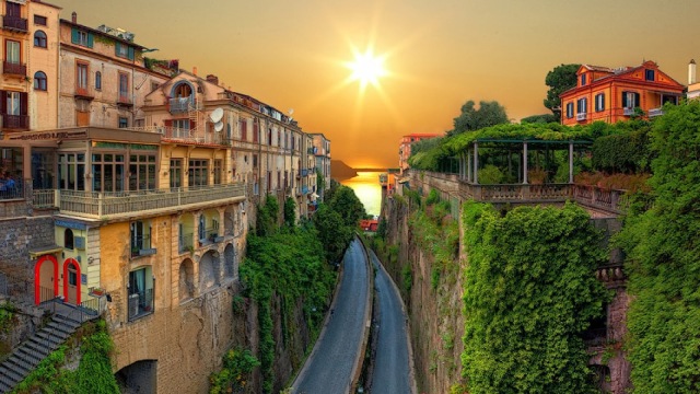 Sorrento, Italy: The birthplace of Limoncello so the cast will be PLENTY loose before all those interviews!